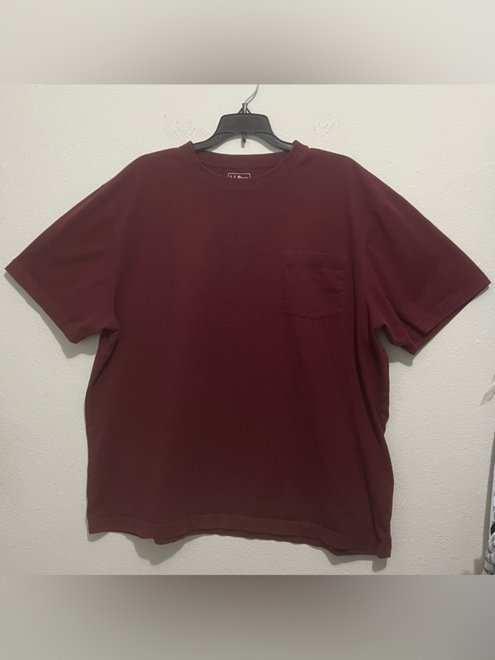 L.L. Bean Men's Pocket Tee - Maroon